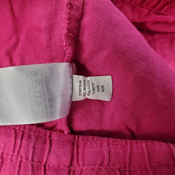 Gap  Mid Rise Pull-On Linen-Blend Shorts Size L - Picture 7 of 7